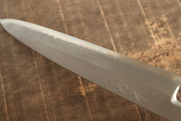 outlet BC ibuki tanzo Sasaoka blank blade forged blue #2 steel Yanagiba Sashimi knife 240mm Kasumi Hamon