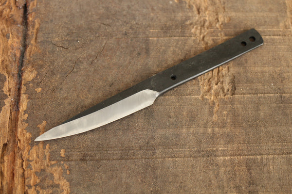 Shokei Blankoklinge Custom Messerherstellung Kurouchi weiß 2 Stahl Full Tang Messer 78mm