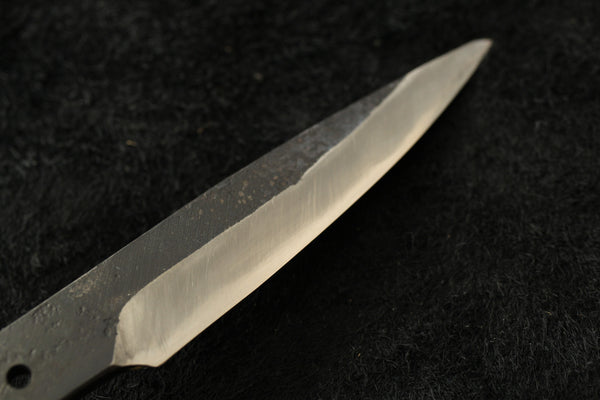 Shokei blank blade Custom knife Making Kurouchi white 2 steel Full tang knife 88mm