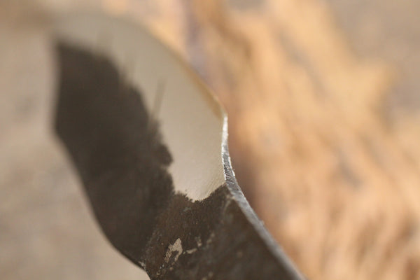 ibuki Shoryu Hand forged blank blade White #2 steel Kurouchi Full tang knife 85mm