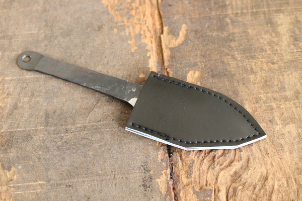 ibuki Shoryu Hand forged blank blade White #2 steel Kurouchi Full tang knife 85mm