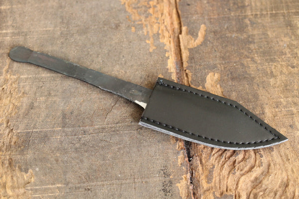 ibuki Shoryu Hand forged blank blade Blue #2 steel Kurouchi Full tang knife 75mm