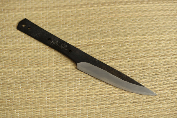 Outlet ABB Shokei blank blade Kurouchi white 2 steel Hanmaru full tang Knife 105mm
