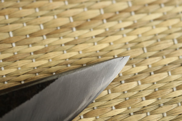 Outlet ABB Shokei blank blade Kurouchi white 2 steel Hanmaru full tang Knife 105mm