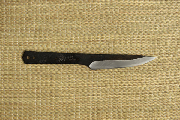 Outlet ABB Shokei blank blade Kurouchi white 2 steel Hanmaru full tang Knife 105mm