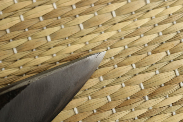 Outlet ABB Shokei blank blade Kurouchi white 2 steel Hanmaru full tang Knife 105mm