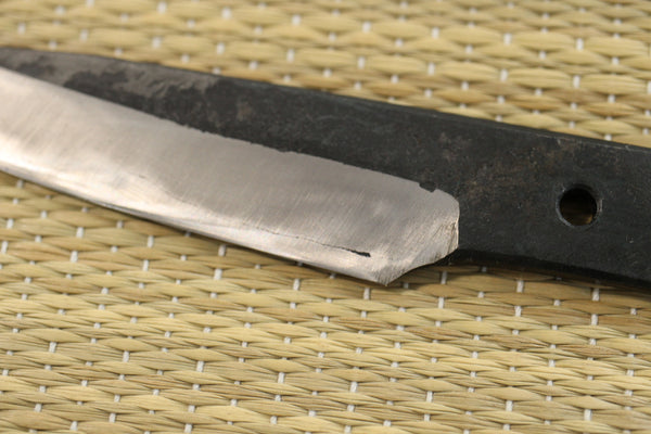 Outlet Shokei blank blade Custom knife Making Kurouchi white 2 steel full tang knife 80mm