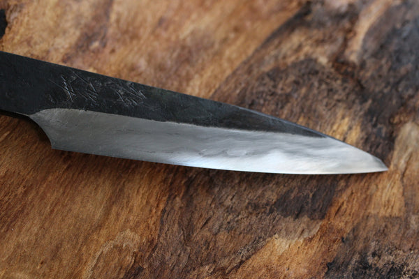 Shokei Funaki blank blade blue 2 steel full tang Knife 98mm kasumi limited
