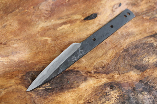 Shokei Funaki blank blade blue 2 steel full tang Knife 98mm kasumi limited
