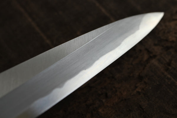 ibuki Sasaoka blank blade forged blue #2 steel Yanagiba Sashimi knife 270mm Kasumi Hamon