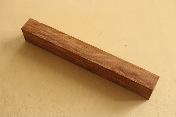 Japanese precious cedar gnarl wood knife handle blank A 262 x 41 x 28.5 mm