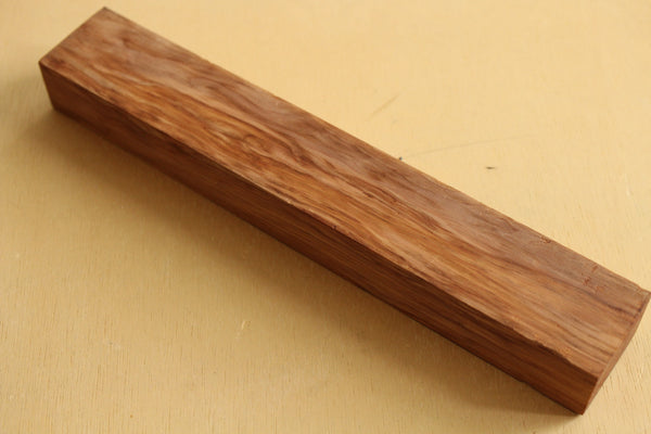 Japanese precious cedar gnarl wood knife handle blank A 262 x 41 x 28.5 mm