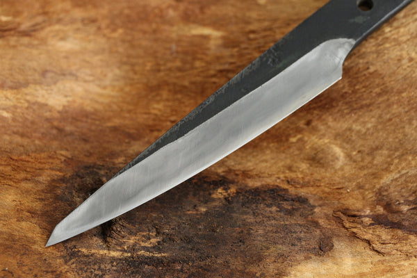 Shokei Funaki blank blade blue 2 steel full tang Knife 103mm kasumi limited