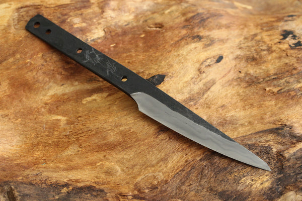 Shokei Funaki blank blade blue 2 steel full tang Knife 103mm kasumi limited