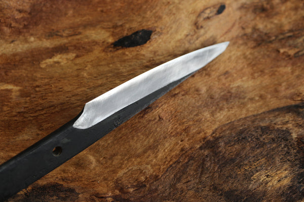 Shokei Funaki blank blade blue 2 steel full tang Knife 103mm kasumi limited
