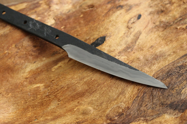 Shokei Funaki blank blade blue 2 steel full tang Knife 103mm kasumi limited