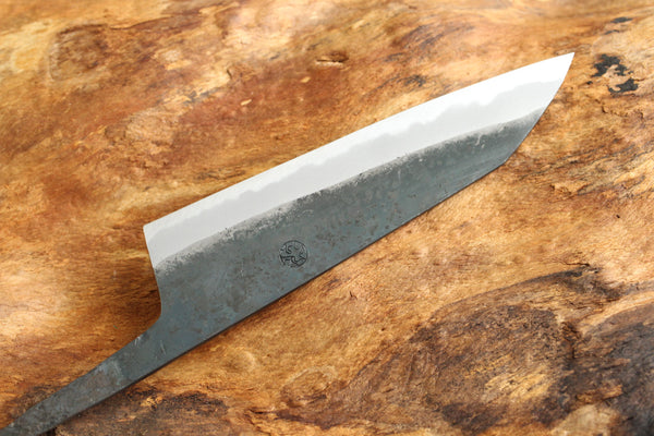 Daisuke Nishida Hand forged shirogami white #1 steel blank blade chef Gyuto 180mm