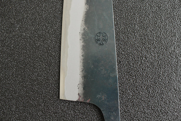 Daisuke Nishida Hand forged shirogami white #1 steel blank blade Santoku 165mm