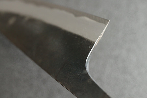 Daisuke Nishida Hand forged shirogami white #1 steel blank blade Santoku 165mm