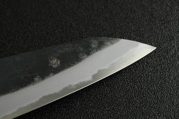 Daisuke Nishida Hand forged shirogami white #1 steel blank blade Santoku 165mm