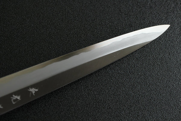 Left Hand ibuki Kasumi Hamon Sasaoka blank blade forged blue #2 steel Yanagiba Sashimi knife 270mm