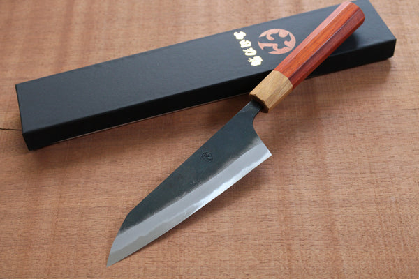 Daisuke Nishida Hand forged white #1 steel blank blade Santoku 165mm custom knife making kit