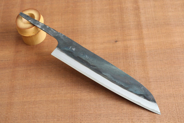 ibuki tanzo blank blade forged blue #1 steel Kurouchi Tosa Chef knife 210mm