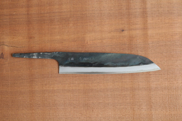 ibuki tanzo blank blade forged blue #1 steel Kurouchi Tosa Chef knife 210mm