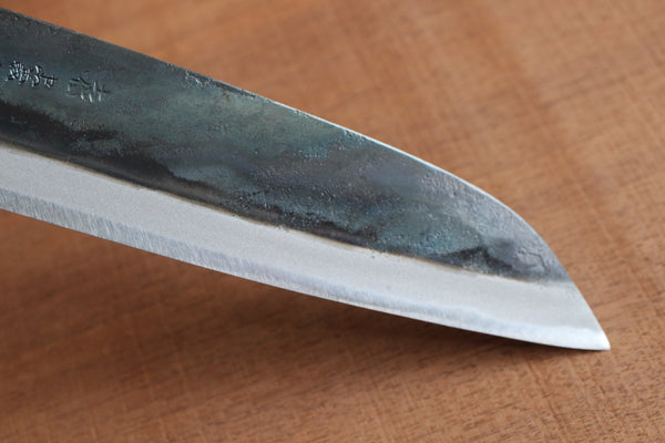 ibuki tanzo blank blade forged blue #1 steel Kurouchi Tosa Chef knife 210mm
