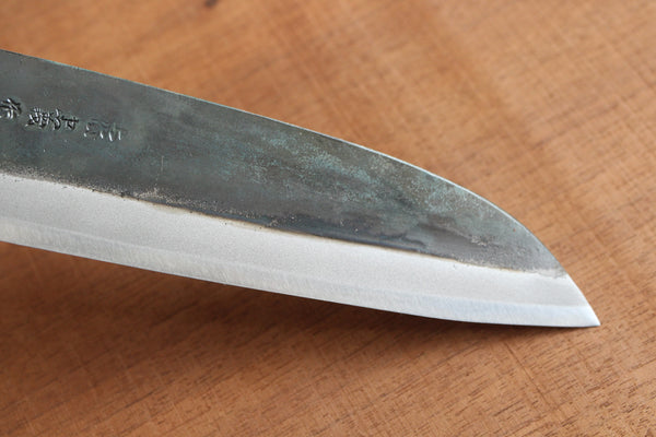 ibuki tanzo blank blade forged blue #1 steel Kurouchi Tosa Chef knife 185mm