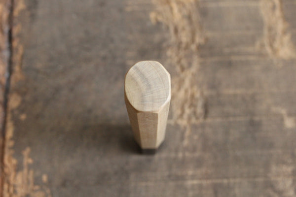 Japanese Magnolia traditional octagon wooden handle blank custom knife making tool 135mm