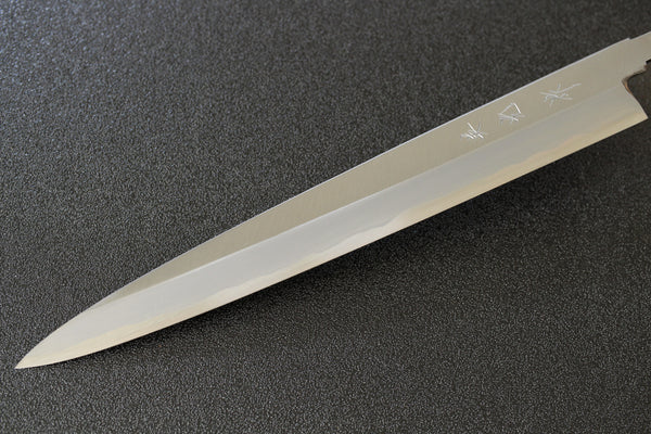 Left Hand ibuki Kasumi Hamon Sasaoka blank blade forged blue #2 steel Yanagiba Sashimi knife 270mm 2026
