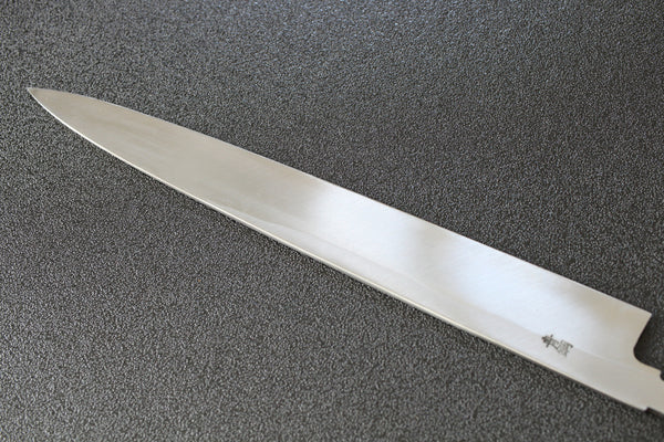 Left Hand ibuki Kasumi Hamon Sasaoka blank blade forged blue #2 steel Yanagiba Sashimi knife 270mm 2026