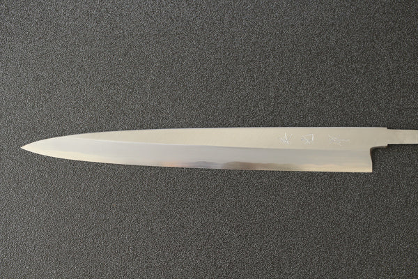 Left Hand ibuki Kasumi Hamon Sasaoka blank blade forged blue #2 steel Yanagiba Sashimi knife 270mm 2026