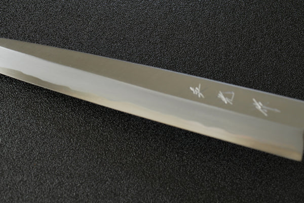 Left Hand ibuki Kasumi Hamon Sasaoka blank blade forged blue #2 steel Yanagiba Sashimi knife 270mm 2026