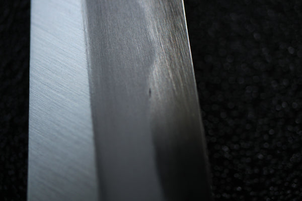 outlet A ibuki tanzo Sasaoka blank blade forged blue #2 steel Yanagiba Sashimi knife 240mm Kasumi Hamon