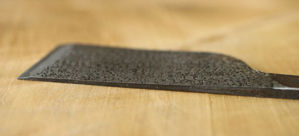 Japanese leather knife Hand forged Takao Shibano blue 2 steel 36mm making kit