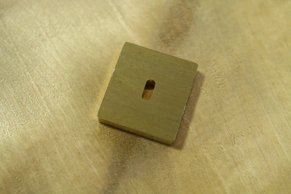 ibuki knife basic Brass Bolster making tool diy part thickness 4 mm