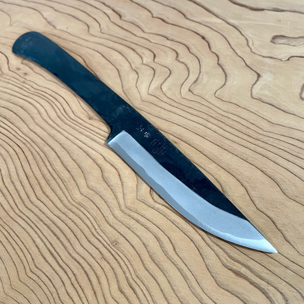 Kyohei Forgé à la main Couteau de chasse complet Couteau à blanc fixe Acier bleu #2 100mm