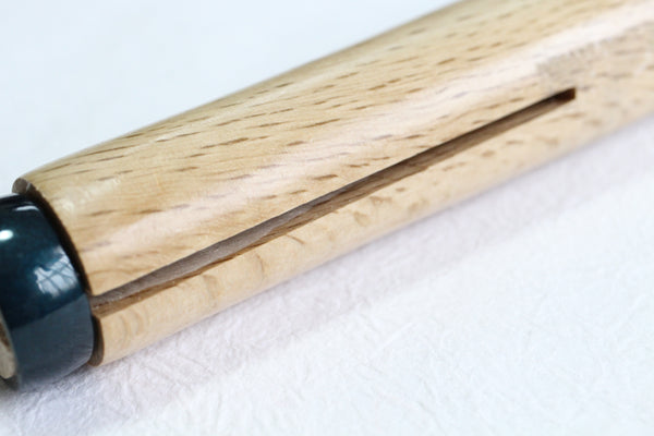 Japanischer Quercus myrsinifolia Holzgriffrohling, individuelles Messerherstellungswerkzeug 150 mm
