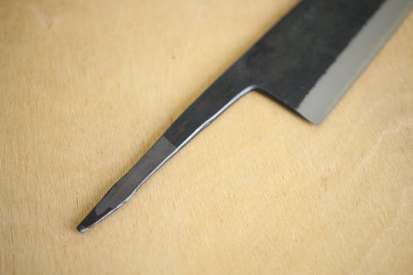 Kosuke Muneishi Hand forged blank blade Blue #2 steel Kurouchi Gyuto knife 210mm