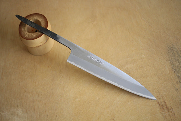 Kosuke Muneishi Hand forged blank blade Blue #2 steel Polished Petty knife 150mm