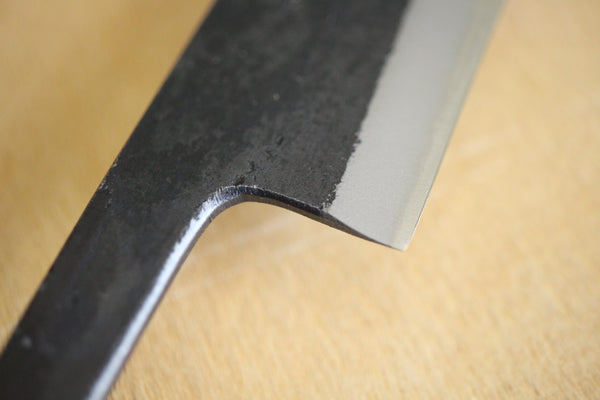 Kosuke Muneishi Hand forged blank blade Blue #2 steel Kurouchi Petty knife 150mm