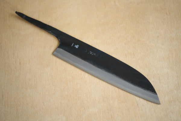 Ibuki tanzo blank blade forged blue #1 steel Kurouchi Tosa Cuchillo de cocina 165mm