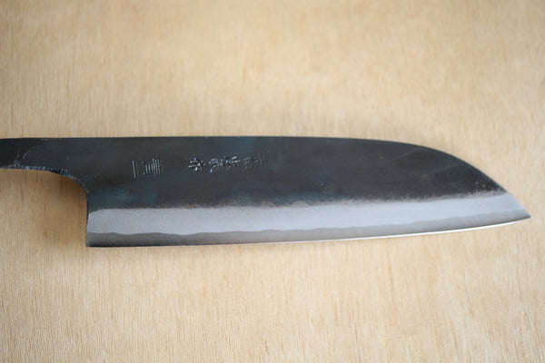 Ibuki tanzo blank blad smedet blå #1 stål Kurouchi Tosa Chef kniv 165mm