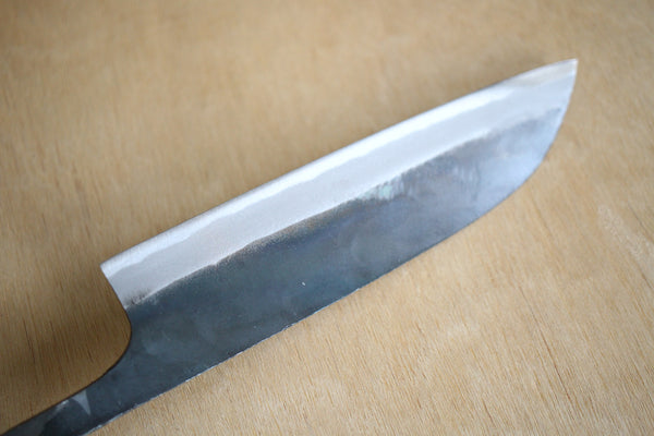 Ibuki tanzo blank blad smedet blå #1 stål Kurouchi Tosa Chef kniv 165mm