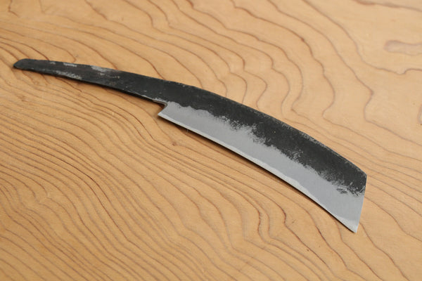 Shoryu forjado a mano hoja en blanco #2 acero Kurouchi Thin tanto cuchillo de jardín 115mm