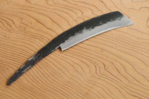 Shoryu Lame vierge forgée à la main Blanc #2 acier Kurouchi Couteau de jardin mince tanto 115mm