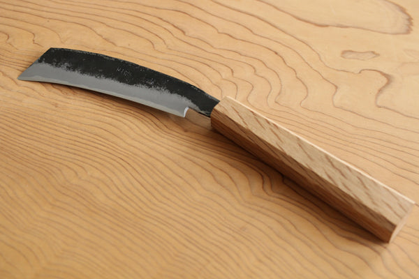 Shoryu Hand forged blank blade White #2 steel Kurouchi Thin tanto garden knife 115mm