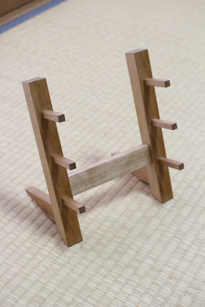Outlet ibuki Japansk Yama Sakura trækniv stand display hyldeholder tårn rack kit til 3 knive